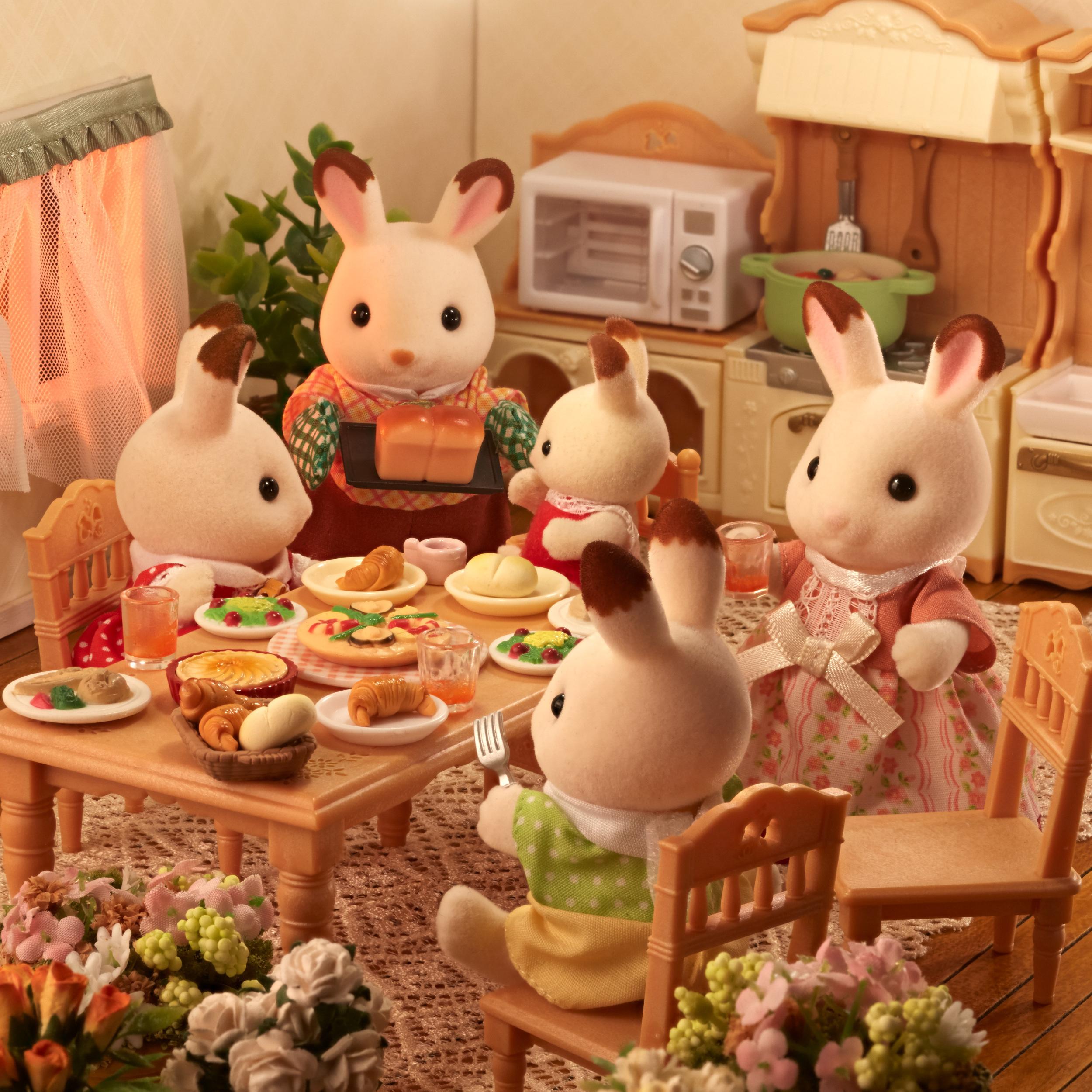 Produktbild Sylvanian Families - Schokoladenhasen Familie 5655 3 von 4
