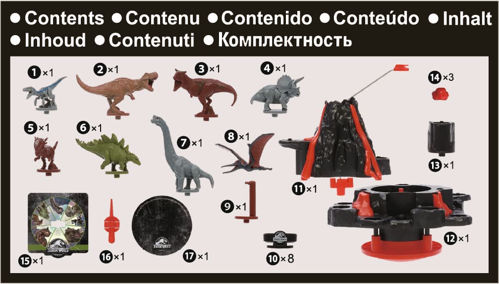 Produktbild EPOCH Games Jurassic World - Shaky Volcano 4 von 10