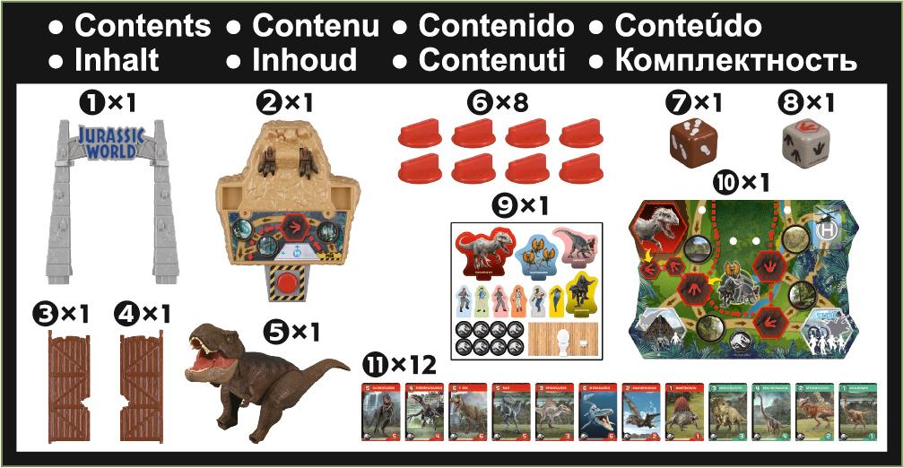 Produktbild EPOCH Games Jurassic World - T-Rex Panic 4 von 10