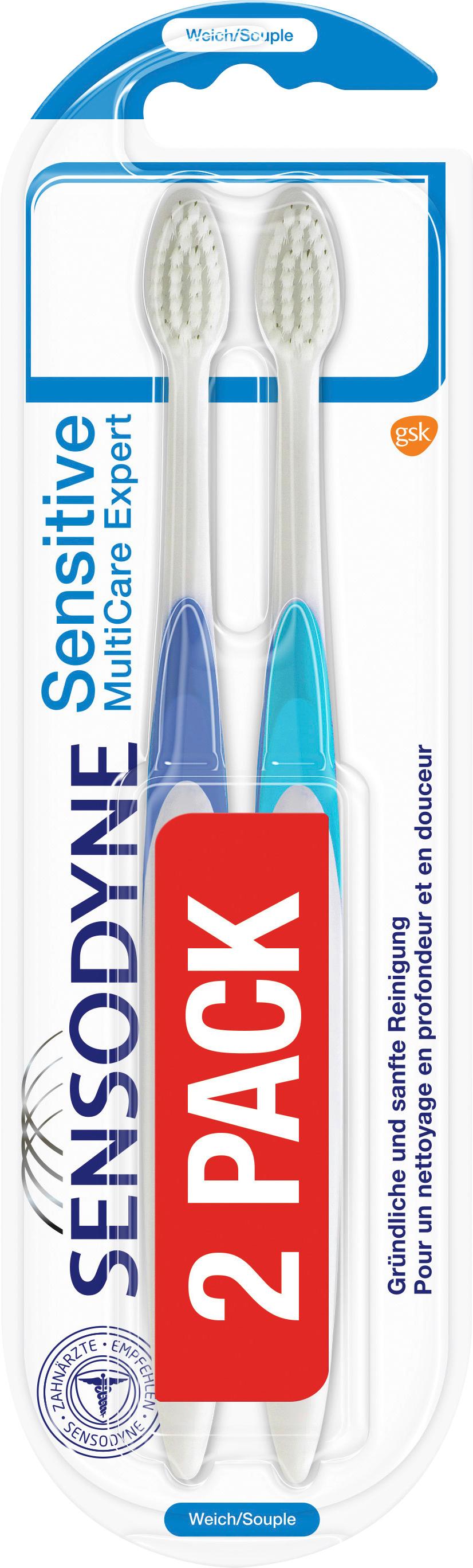 Sensodyne Sensitive Zahnbürste Weich Doppelpack