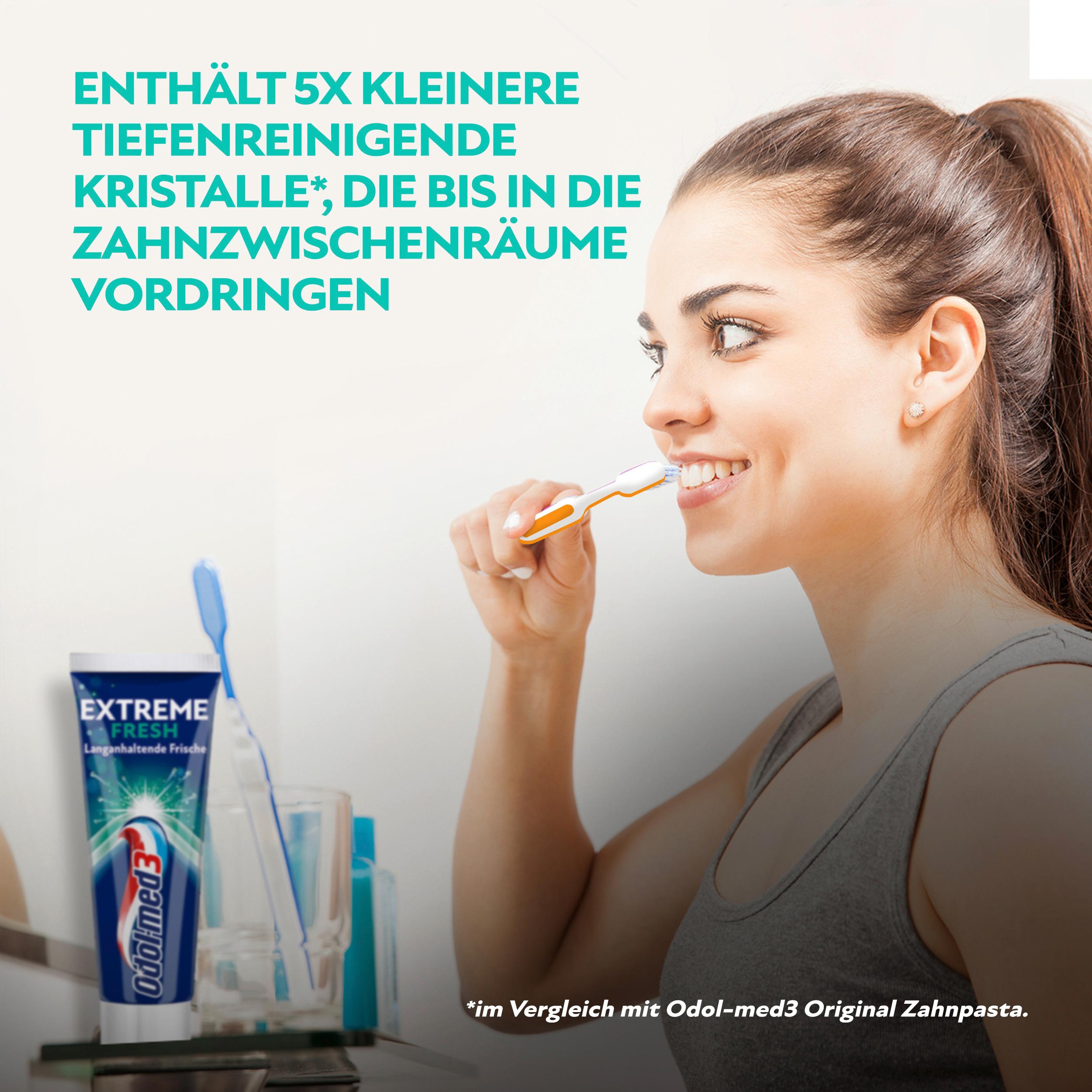 Produktbild Odol-med3 Extreme Fresh Langzeit-Frische Zahncreme 75ml 8 von 11