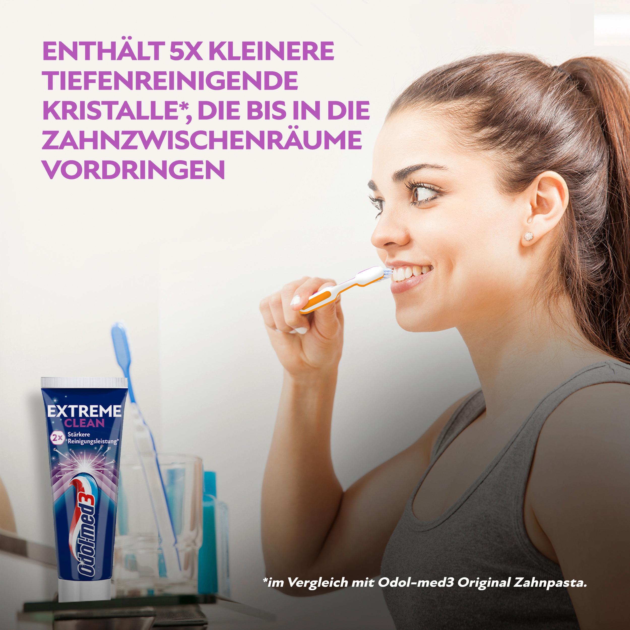 Produktbild Odol-med3 Extreme Clean Tiefenreinigung Zahncreme 6 von 10