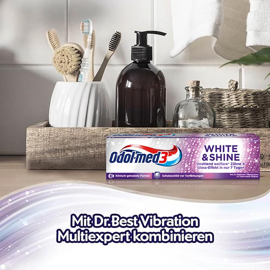 Produktbild Odol-med3 White&Shine Zahncreme 5 von 7