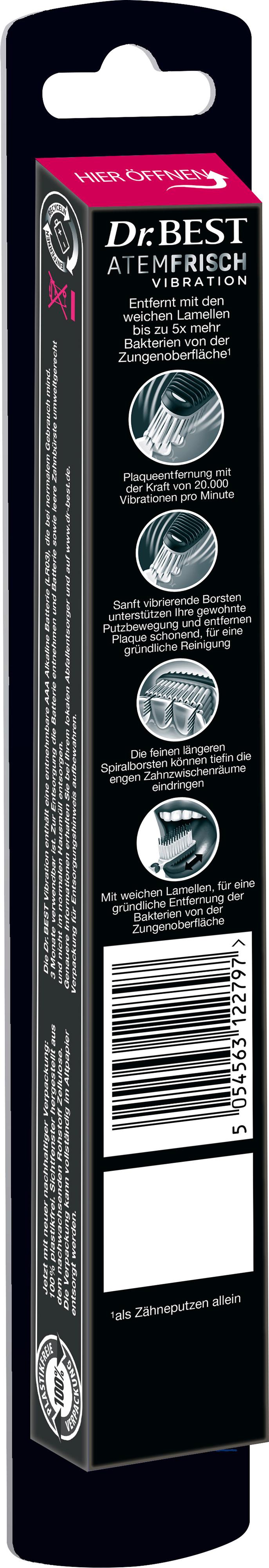 Produktbild Dr.BEST Vibration Atemfrisch Zahnbürste mittel 2 von 4
