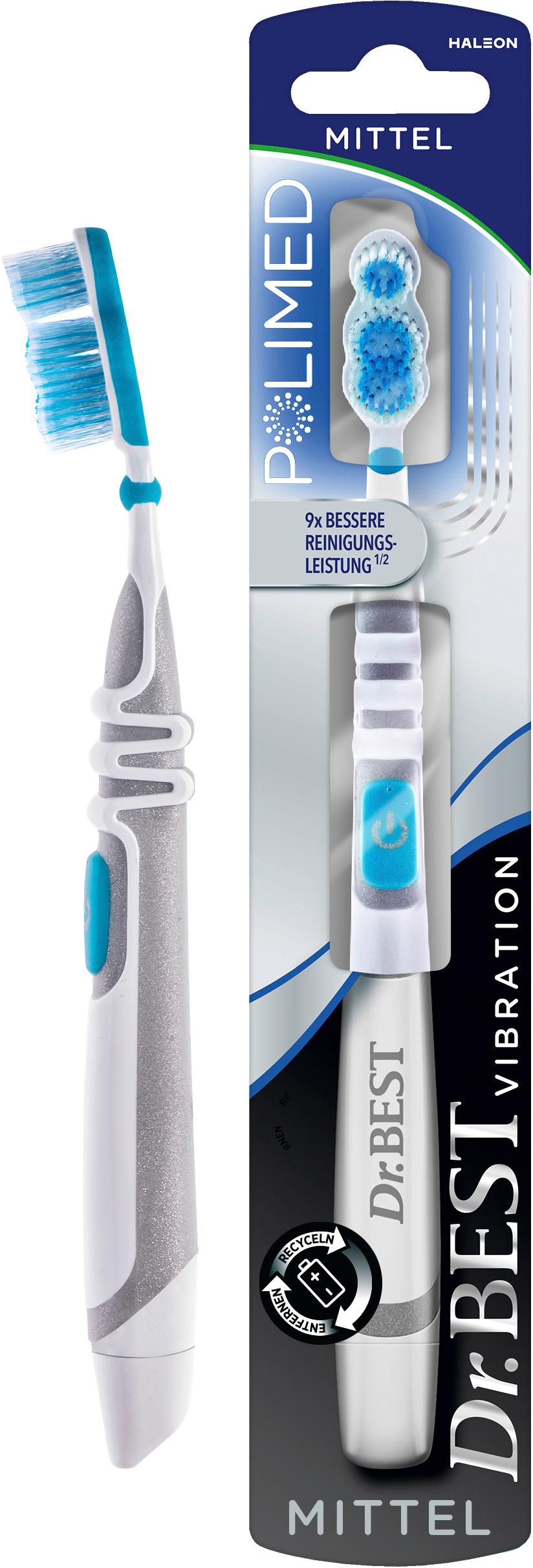 Produktbild Dr.BEST Vibration Polimed Zahnbürste mittel 3 von 11