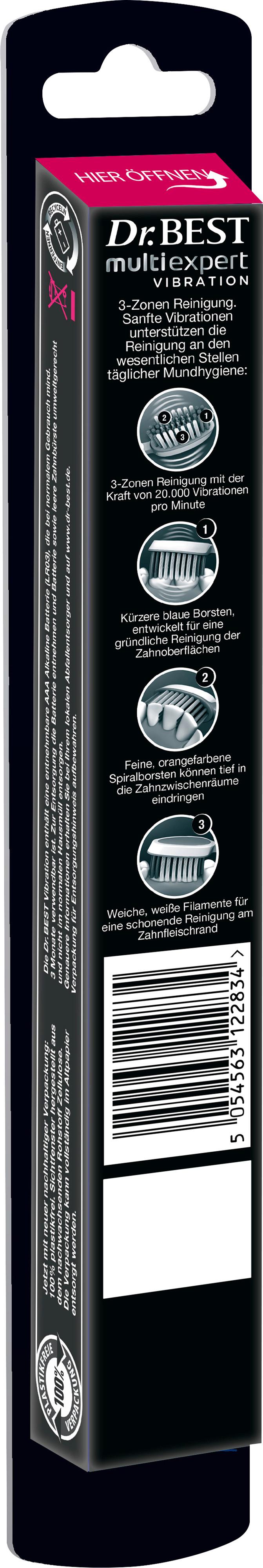 Produktbild Dr.BEST Vibration Multi Expert Zahnbürste mittel 2 von 13