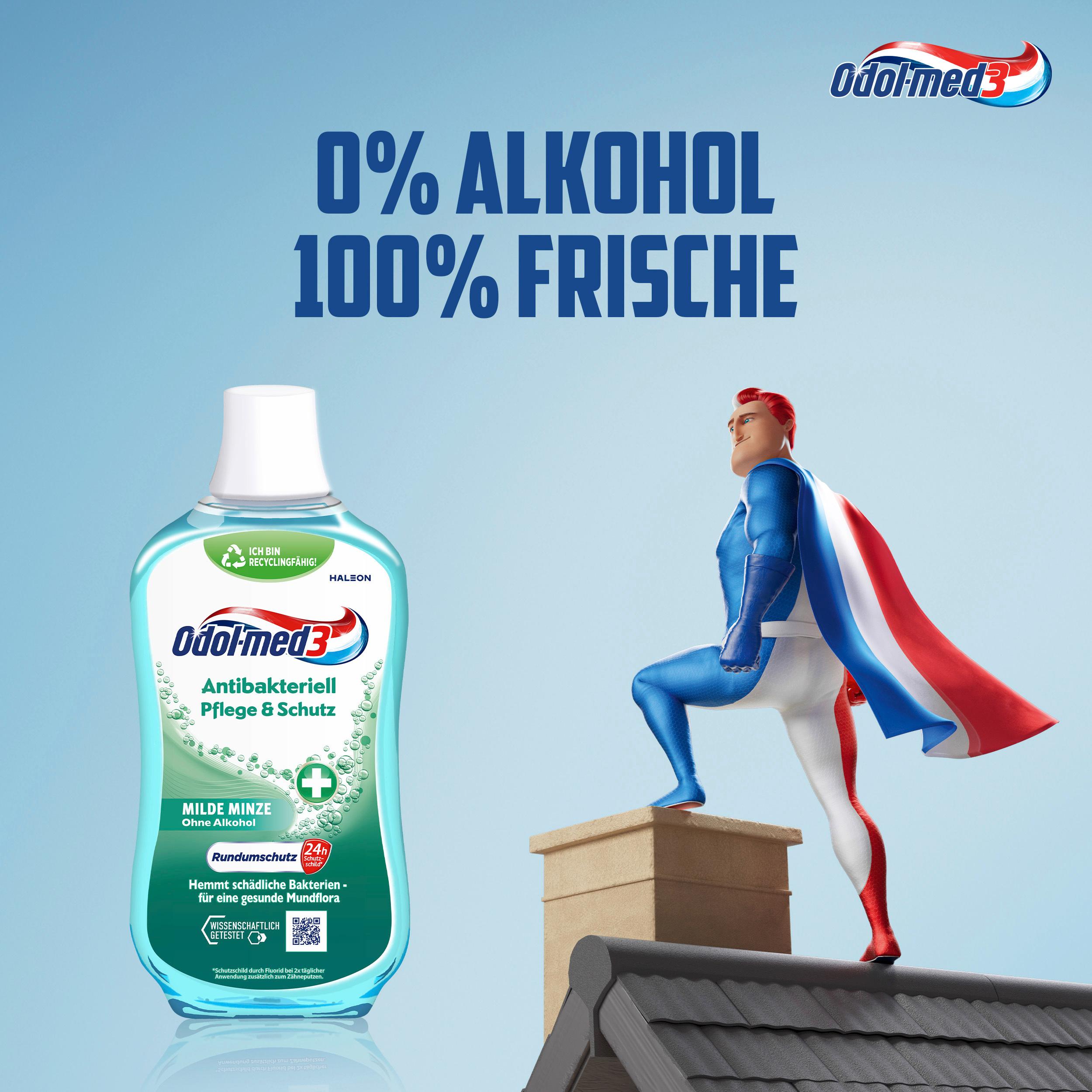 Produktbild Odol-med3 Antibakteriell Mundspülung 500ml 4 von 4