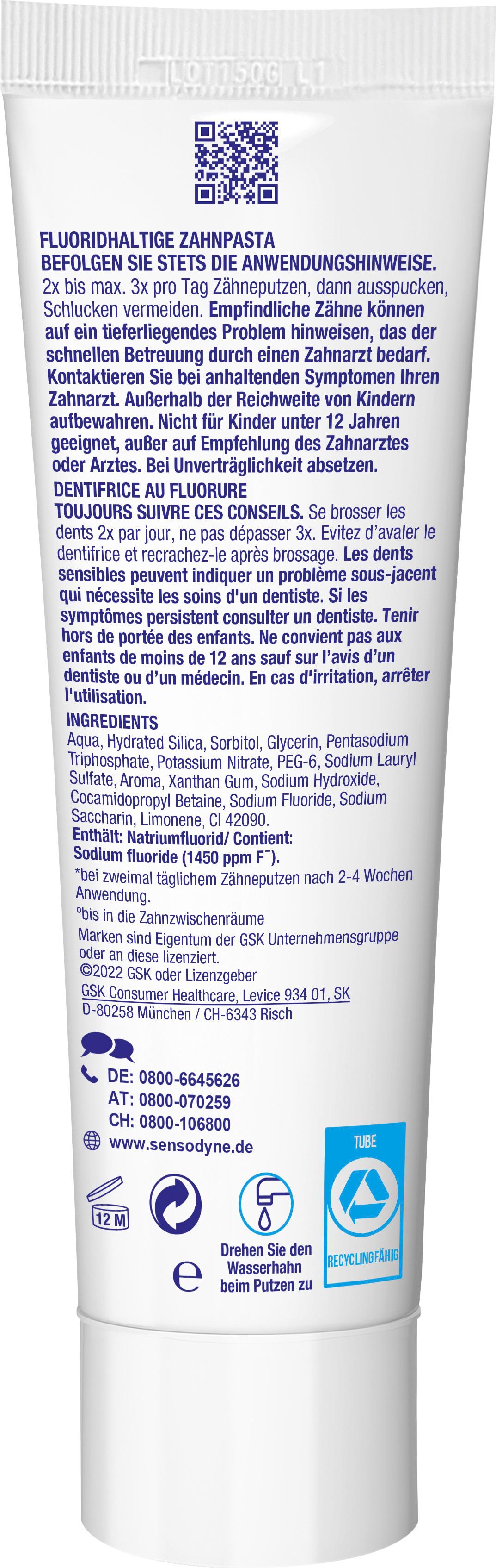 Produktbild Sensodyne MultiCare Intensivreinigung Zahncreme 5 von 12