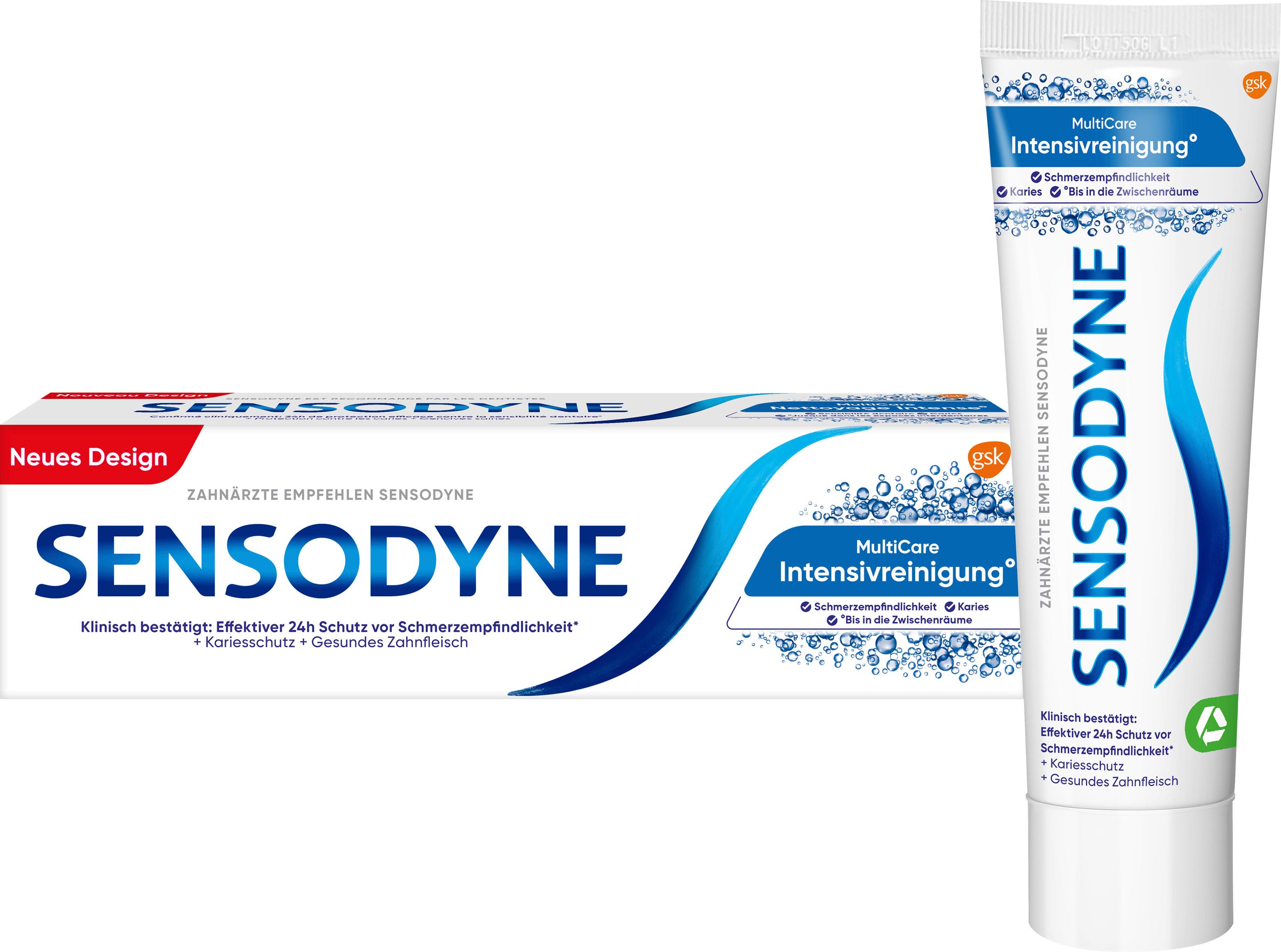 Produktbild Sensodyne MultiCare Intensivreinigung Zahncreme 4 von 12