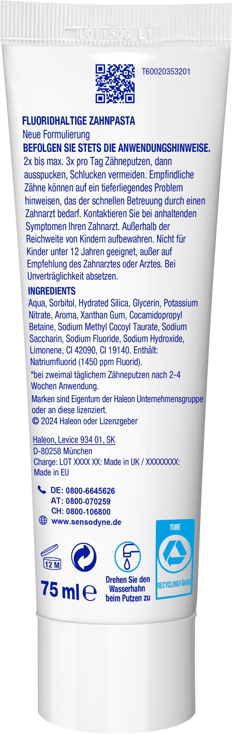 Produktbild Sensodyne MultiCare Kariesschutz Zahncreme 6 von 12