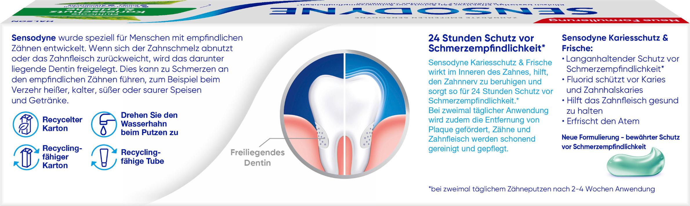 Produktbild Sensodyne MultiCare Kariesschutz Zahncreme 2 von 12