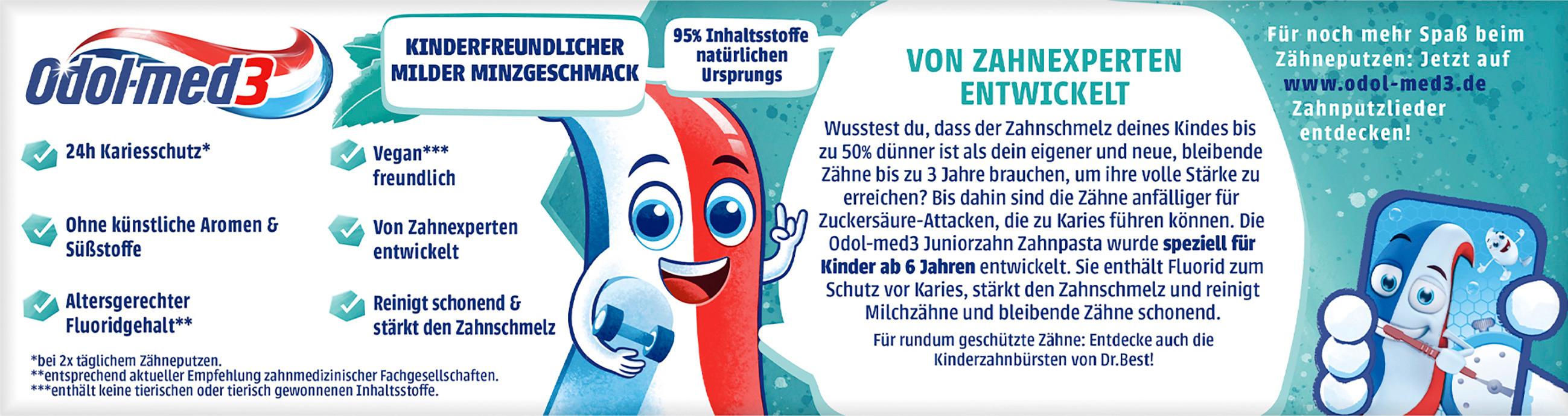 Produktbild Odol-med3 Junior Zahnpasta 2 von 11