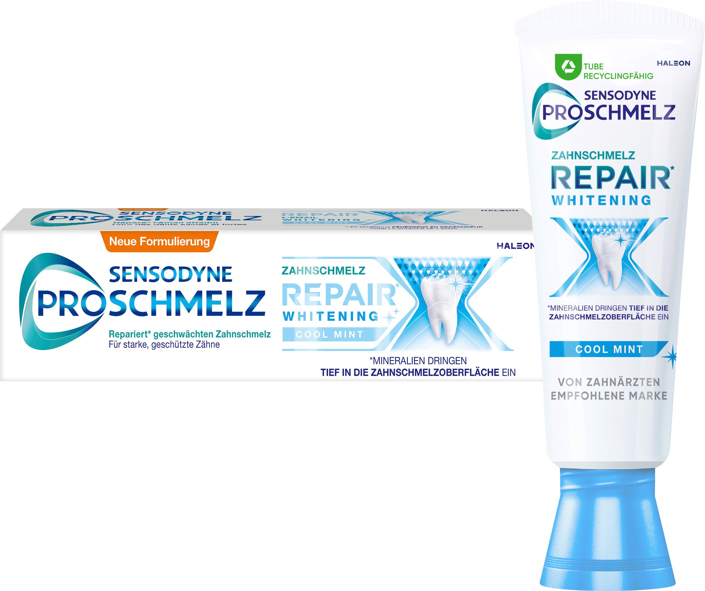 Produktbild Sensodyne Proschmelz Zahnschmelz Repair Whitening Cool Mint 9 von 9