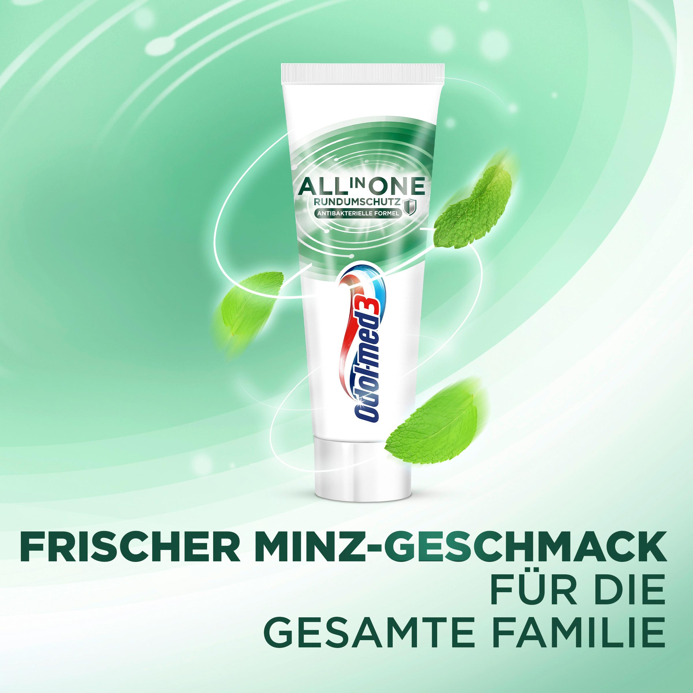 Produktbild Odol-med3 All-in-One Antibakteriell Zahncreme 75ml 7 von 9
