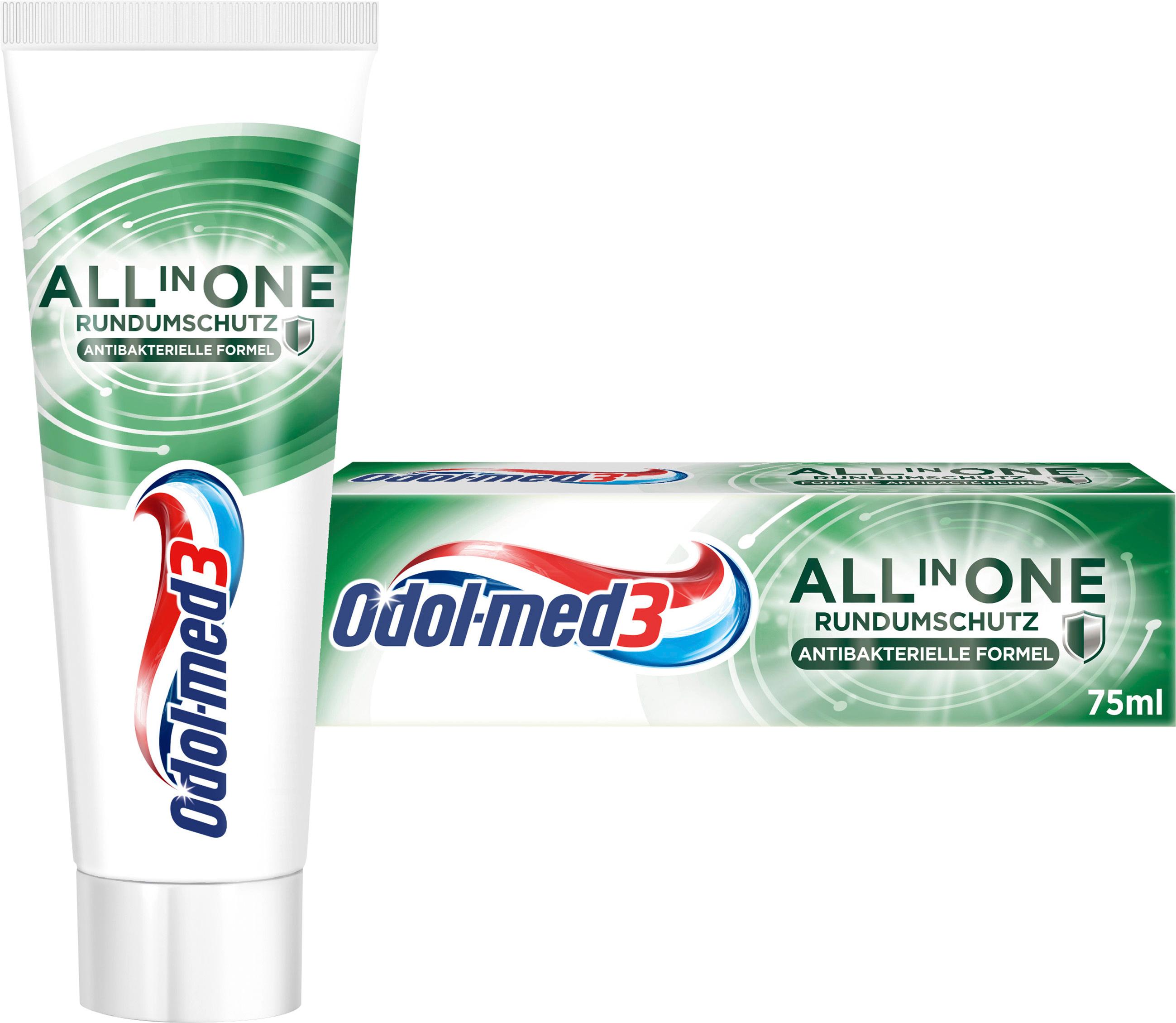 Produktbild Odol-med3 All-in-One Antibakteriell Zahncreme 75ml 9 von 9