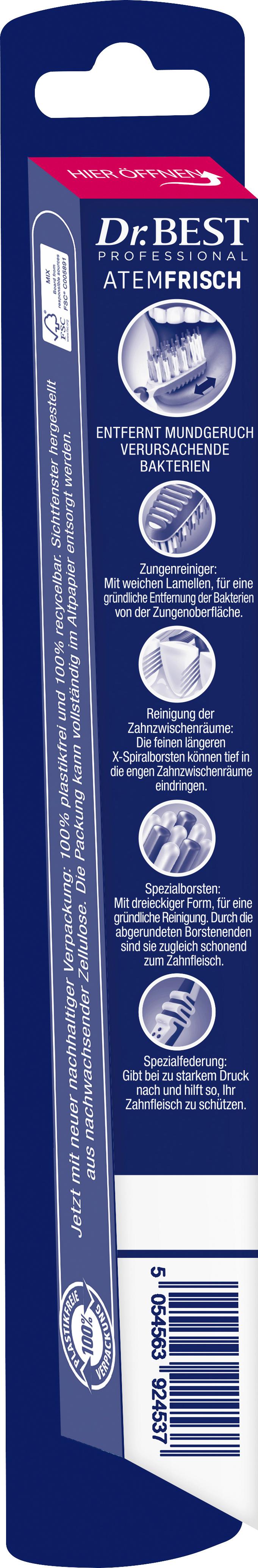 Produktbild Dr.BEST Professional Atemfrisch mittel Zahnbürste 2 von 8