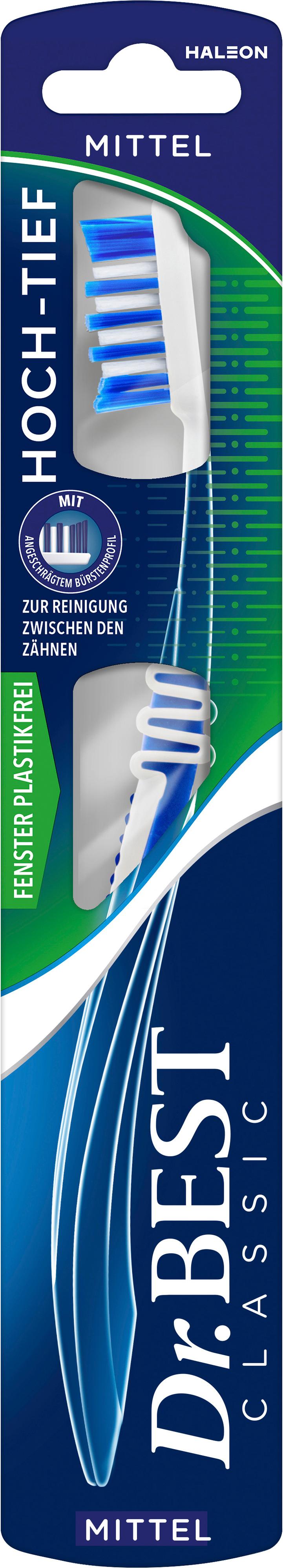 Dr.BEST Classic Hoch-Tief mittel Zahnbürste