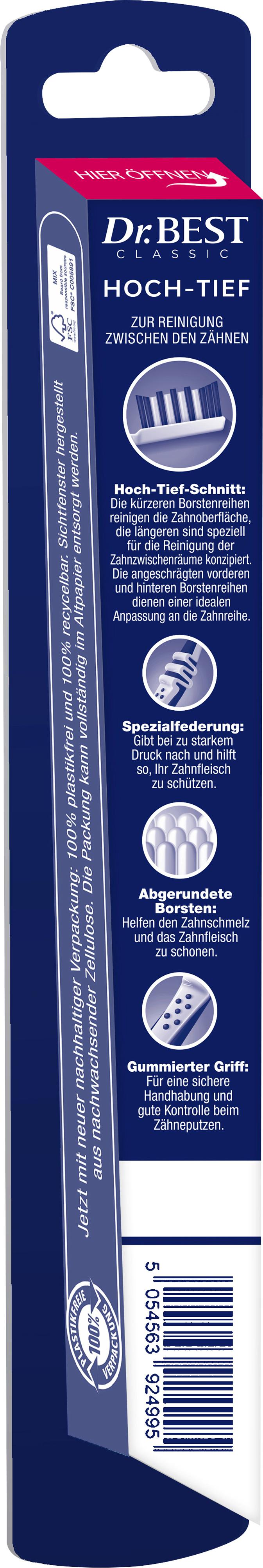 Produktbild Dr.BEST Classic Hoch-Tief weich Zahnbürste 2 von 8
