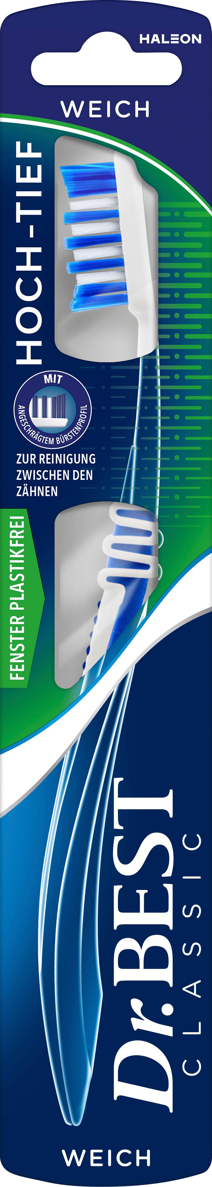 Dr.BEST Classic Hoch-Tief weich Zahnbürste