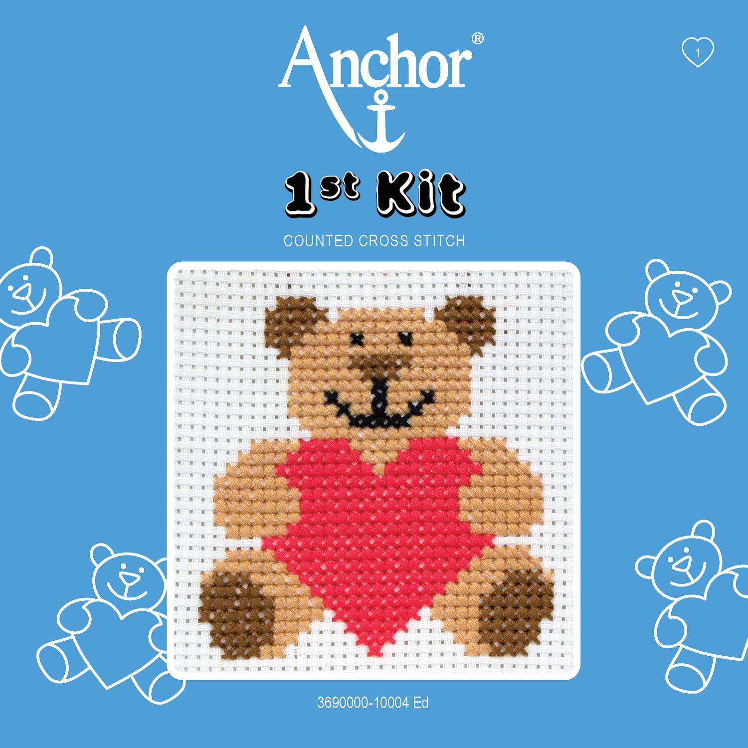 Anchor Stickset 1st Kit - Ed, der Bär