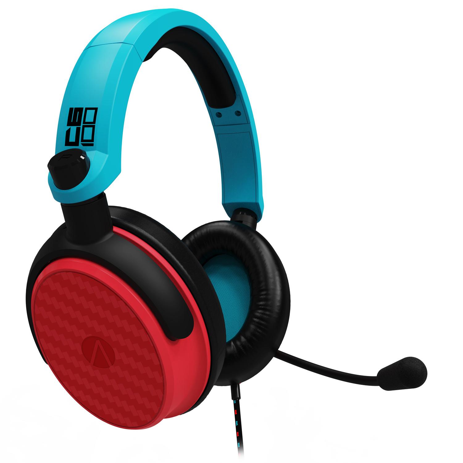 Multiformat Stereo Gaming Headset-C6-100 (rot/blau)