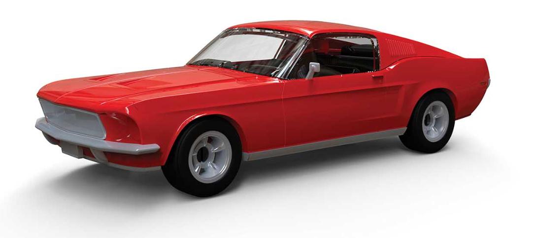 Produktbild Airfix J6035 - QUICKBUILD Ford Mustang GT 1968 2 von 5