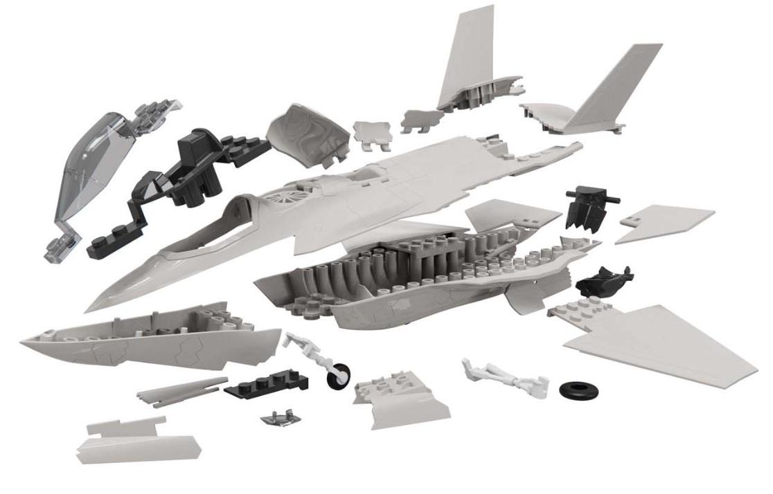 Produktbild Airfix J6040 - QUICKBUILD F-35B Lightning II 3 von 9