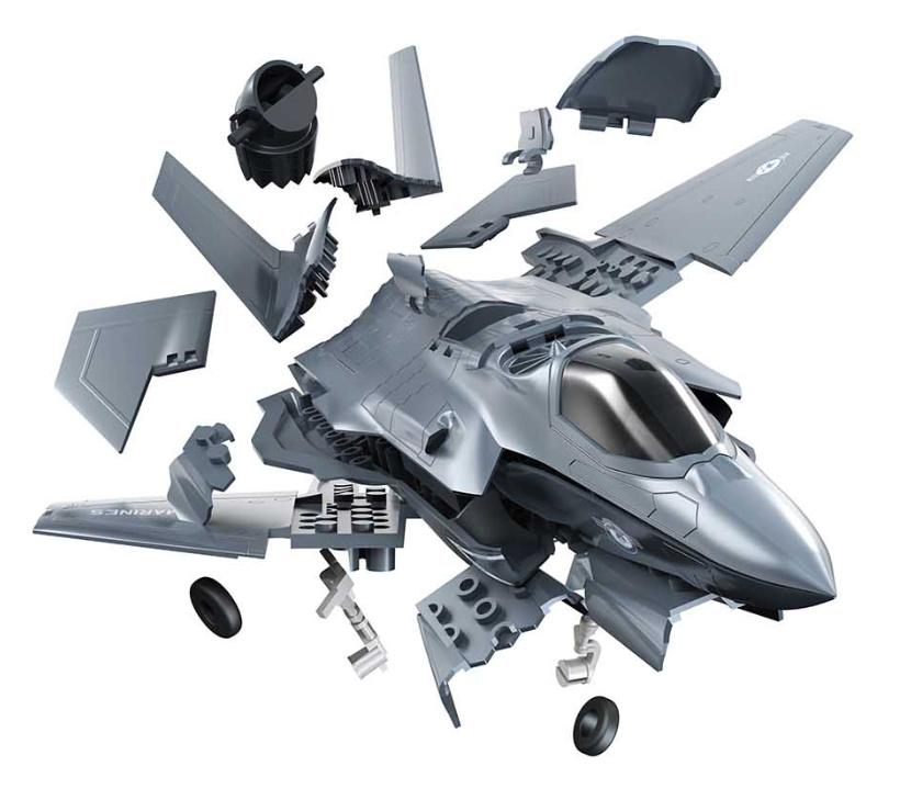 Produktbild Airfix J6040 - QUICKBUILD F-35B Lightning II 9 von 9
