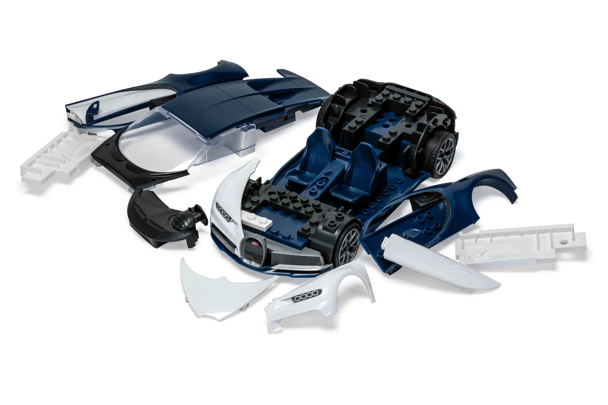 Produktbild Airfix Quickbuild Bugatti Chiron – Modellbausatz ohne Kleber 3 von 3