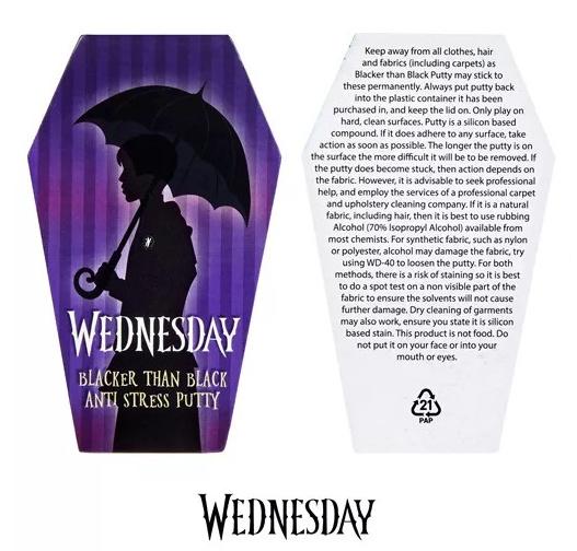Produktbild Wow! Stuff - Wednesday Blacker than Black Stress Putty 5 von 5