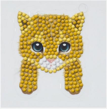 Craft Buddy - Crystal Art Diamond Painting Motiv Sticker-Bastelset Set Katze