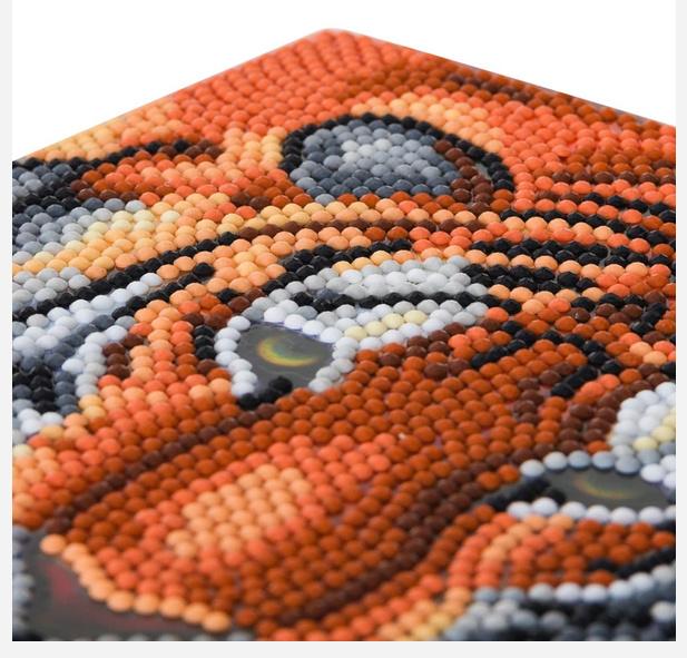 Produktbild Craft Buddy - Crystal Art Diamond Painting Card Kit Tiger, 18 x 18 cm 3 von 4