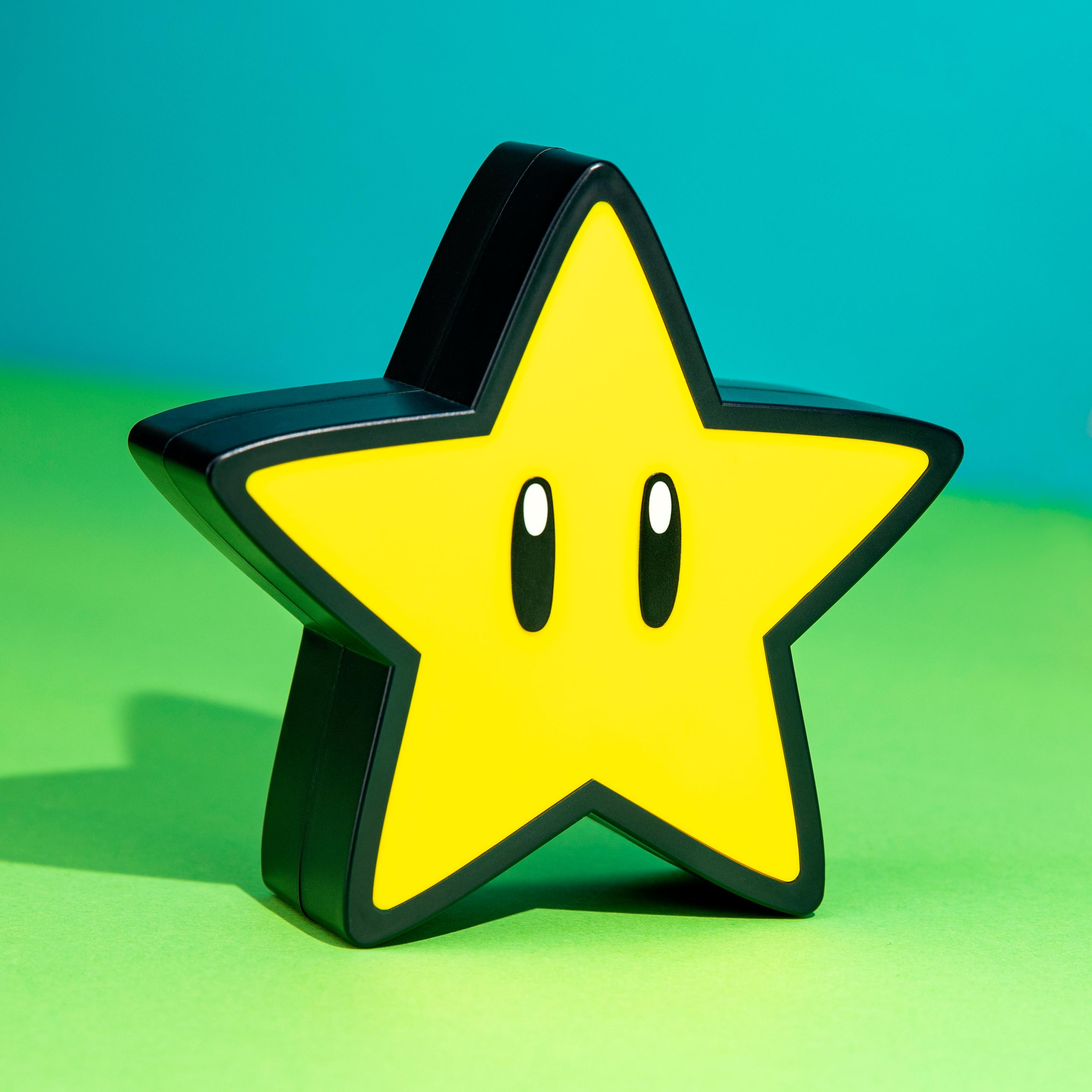 Super Mario Super Star Leuchte mit Sound