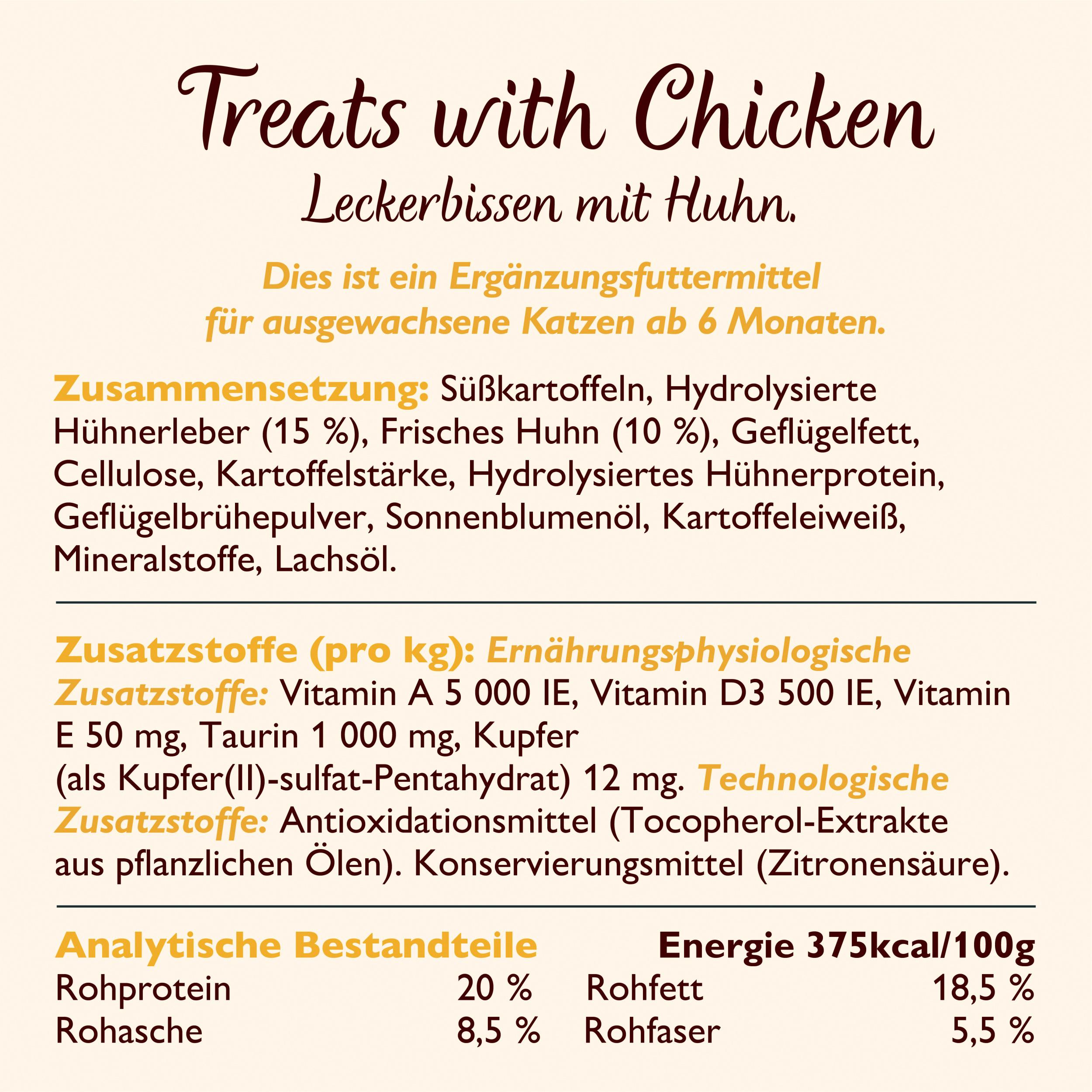Produktbild Lilys Kitchen Katzensnack Chicken Treats 60 g 4 von 4