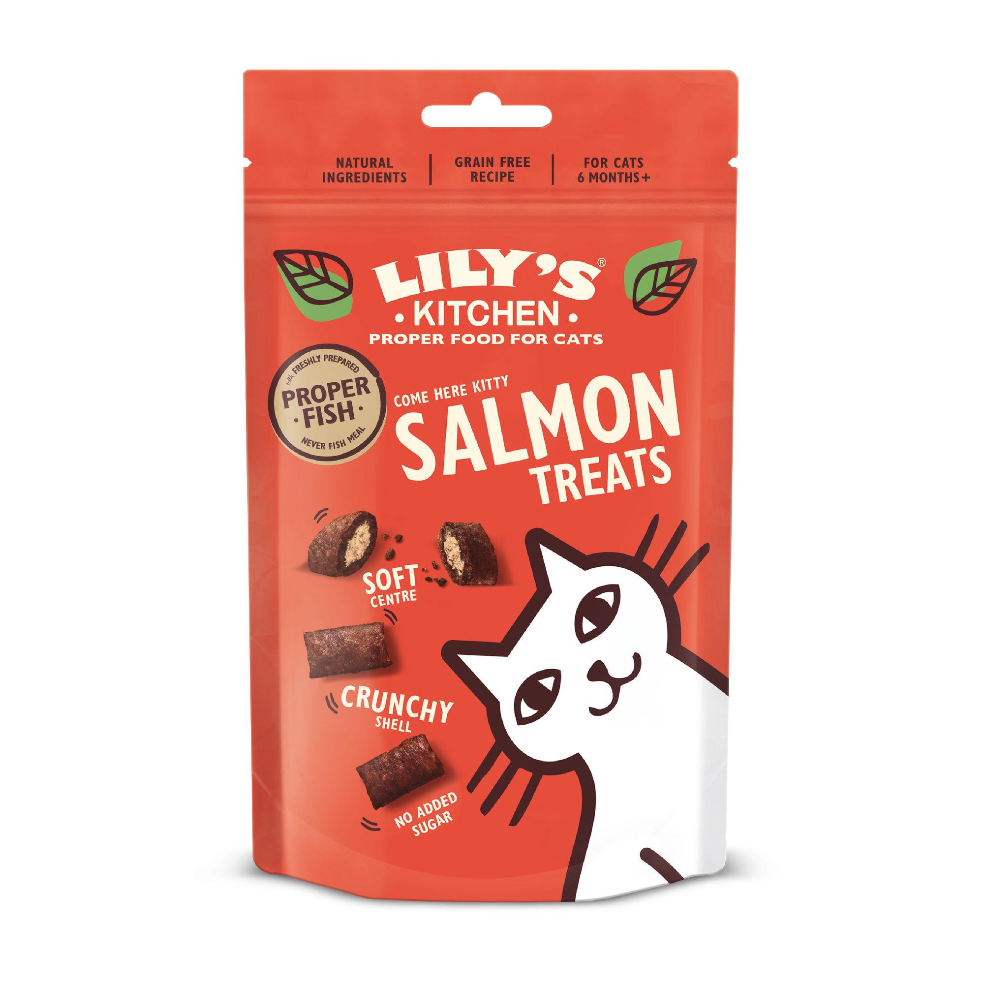Lilys Kitchen Katzensnack Salmon Treats 60 g