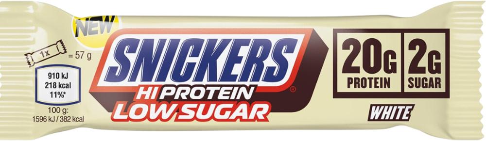 Snickers White Low Sugar High Protein Bar White Chocolate