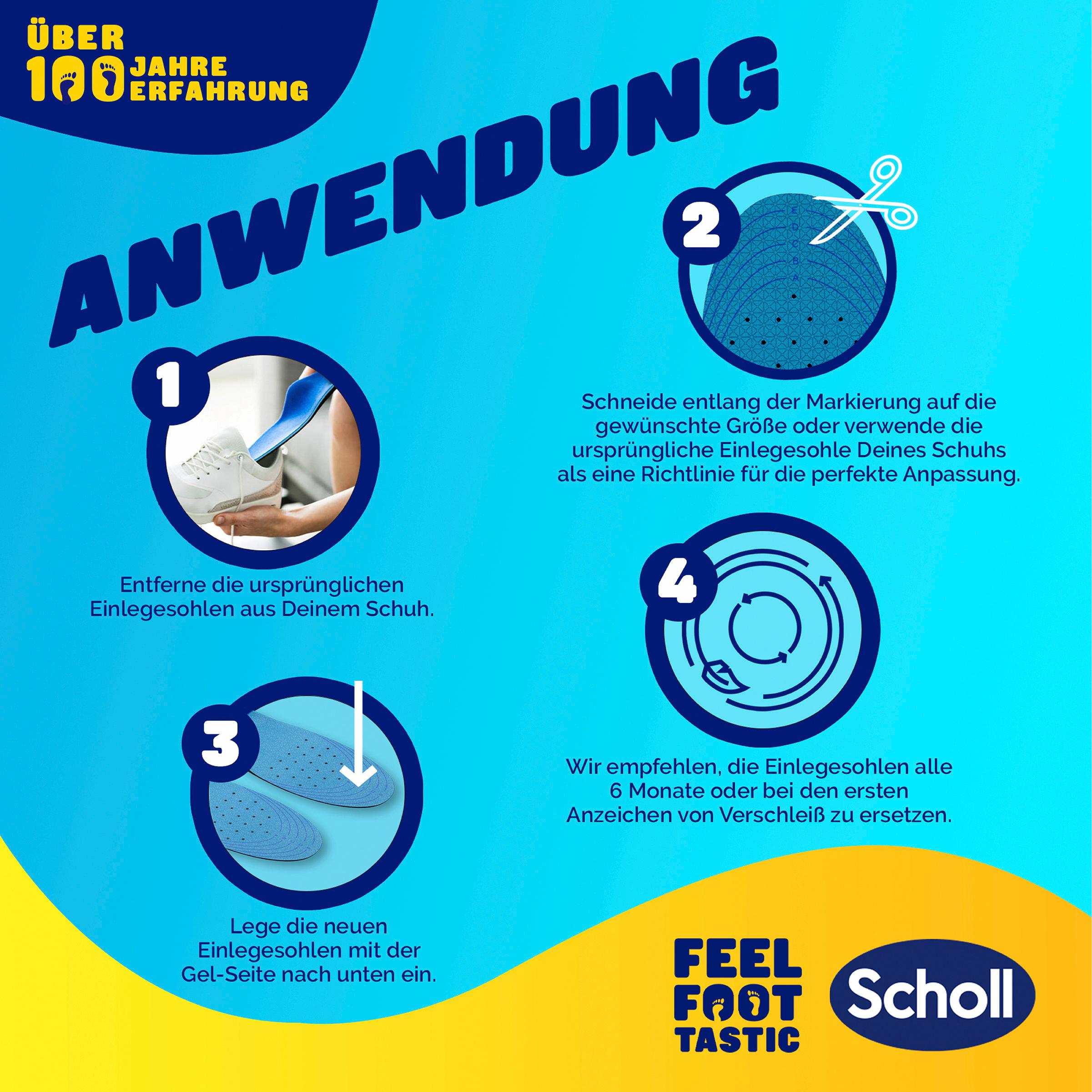 Produktbild Scholl GelActiv Einlegesohlen WORK Größe S 35,5-40,5 3 von 8