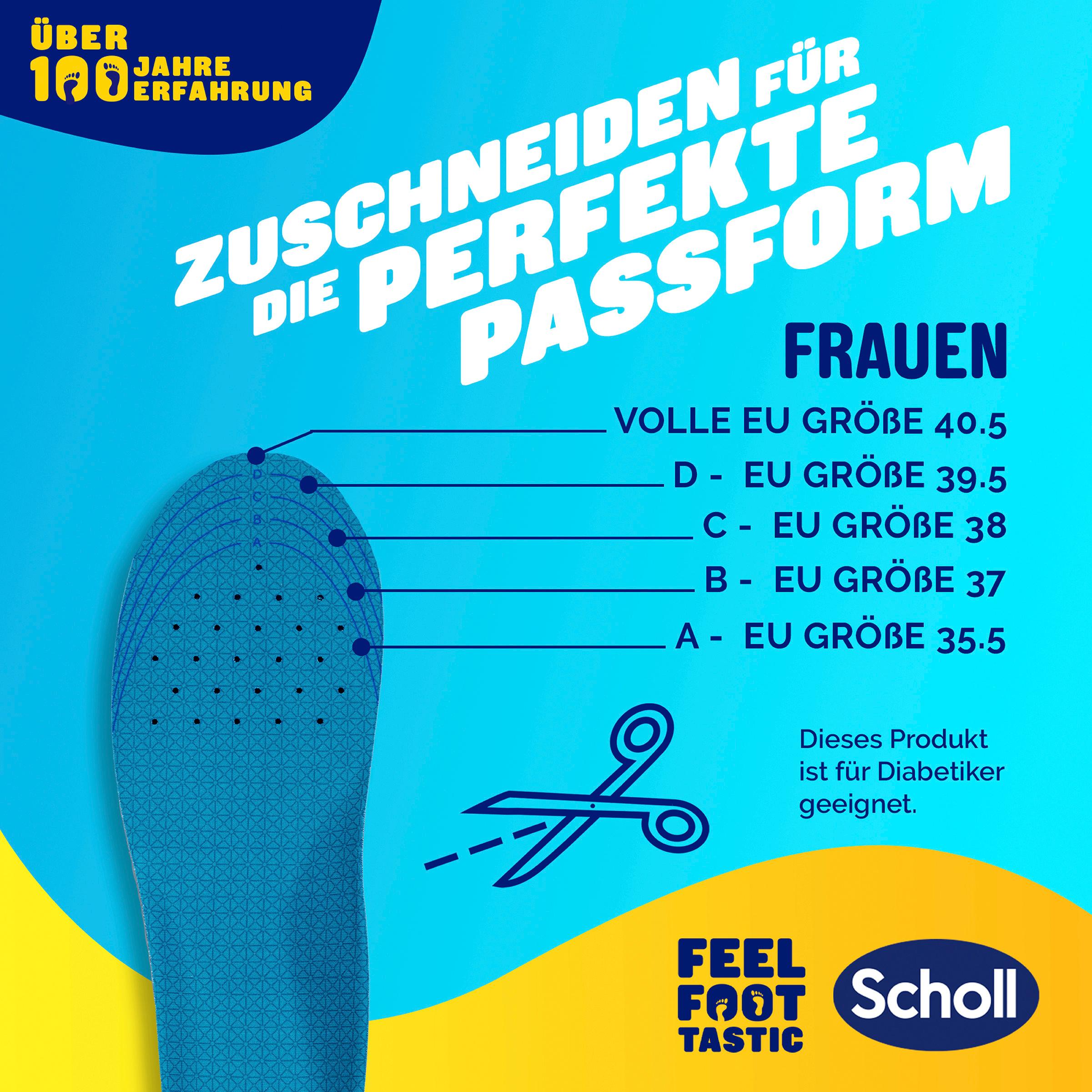 Produktbild Scholl GelActiv Einlegesohlen WORK Größe S 35,5-40,5 7 von 8
