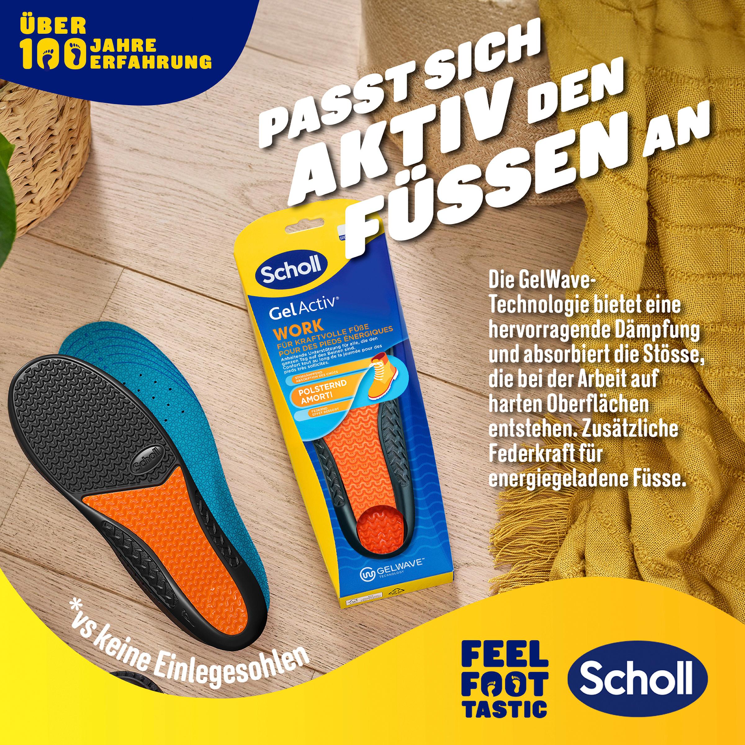 Produktbild Scholl GelActiv Einlegesohlen WORK Größe S 35,5-40,5 6 von 8