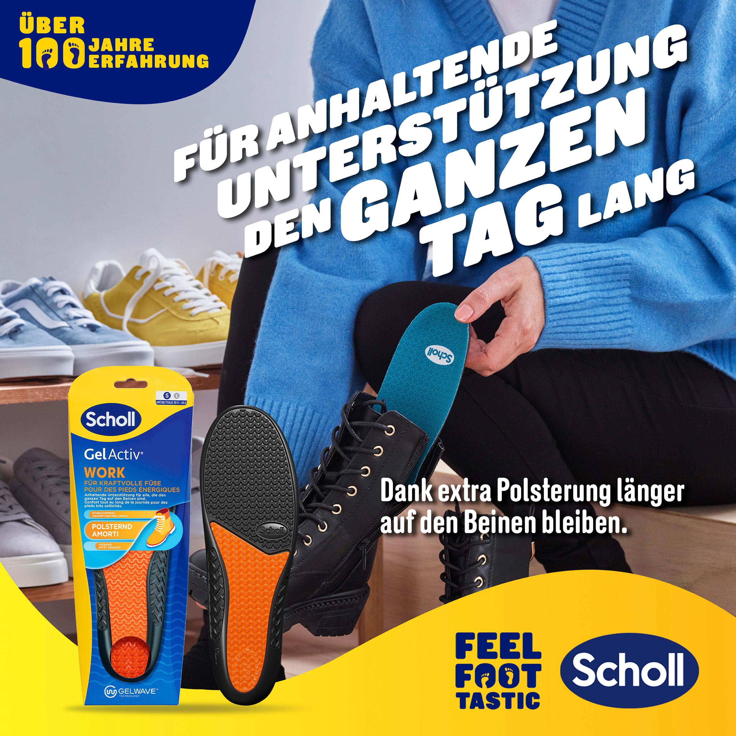Produktbild Scholl GelActiv Einlegesohlen WORK Größe S 35,5-40,5 4 von 8