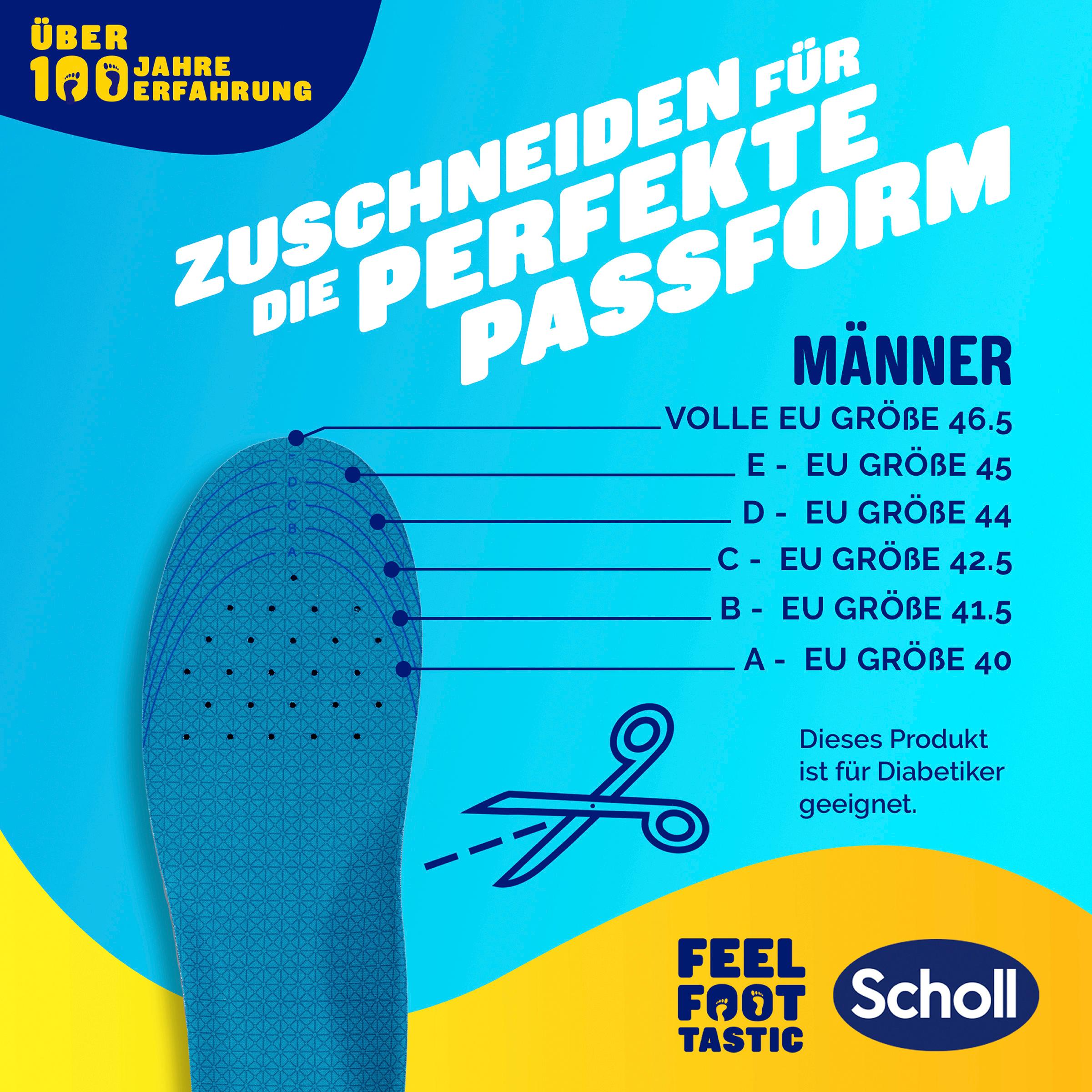 Produktbild Scholl GelActiv Einlegesohlen WORK Größe L 40-46 7 von 8