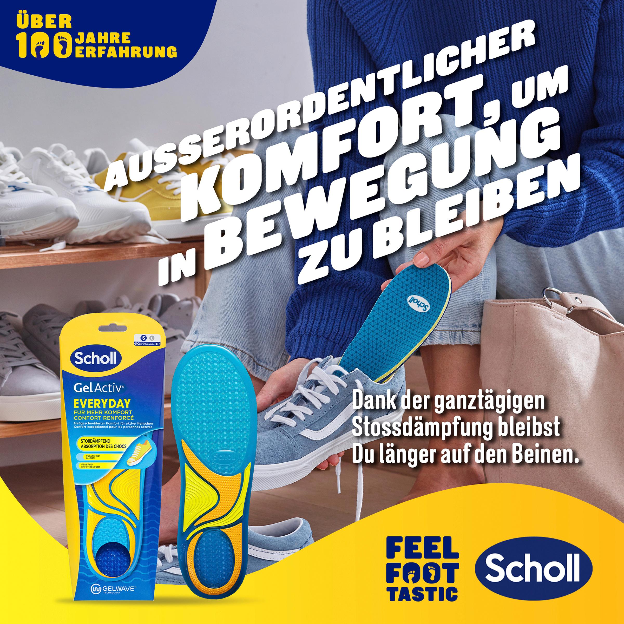Produktbild Scholl GelActiv Einlegesohlen EVERYDAY Größe S 35,5-40,5 3 von 8
