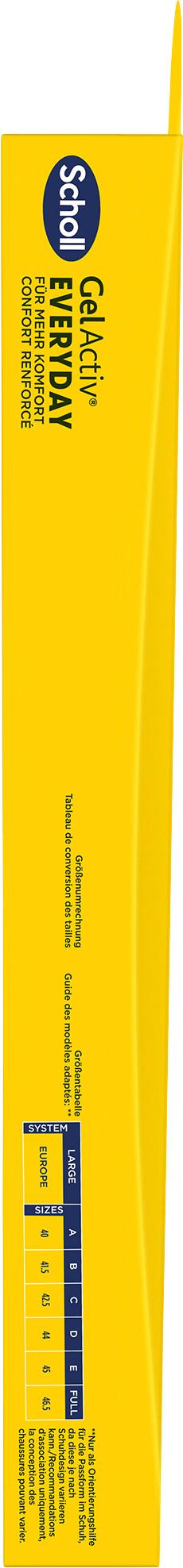 Produktbild Scholl GelActiv Einlegesohlen EVERYDAY Größe L 40-46,5 5 von 8