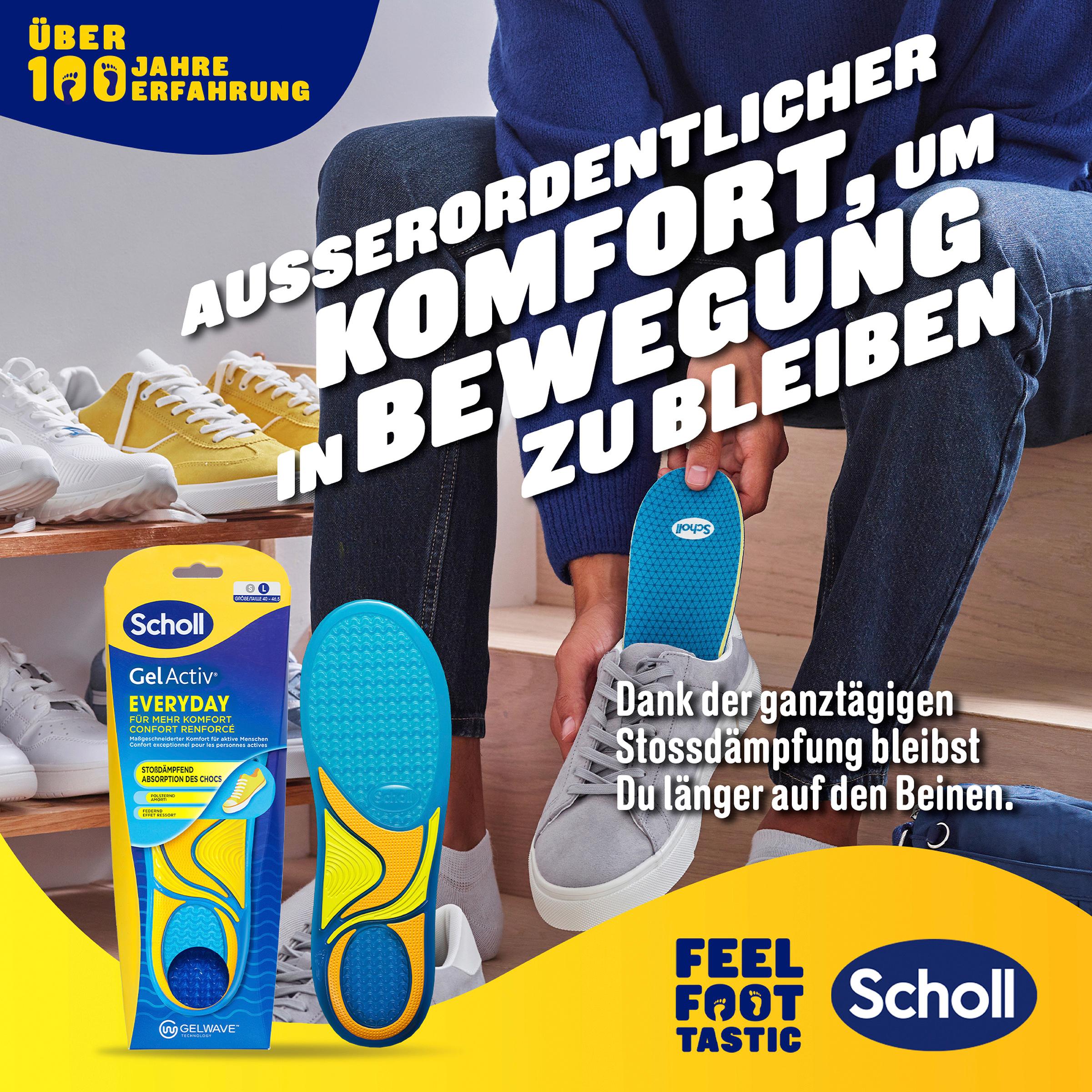 Produktbild Scholl GelActiv Einlegesohlen EVERYDAY Größe L 40-46,5 6 von 8