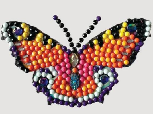 Craft Buddy - Crystal Art Diamond Painting Motiv"Beautiful Butterfly"
