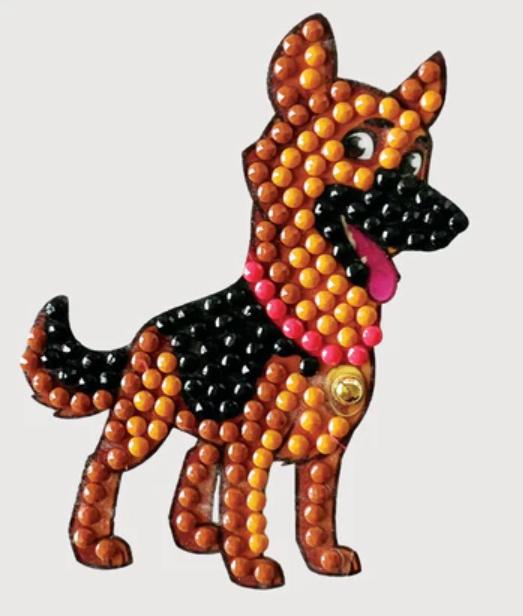 Craft Buddy - Crystal Art Diamond Painting Motiv"Joyful Dog"