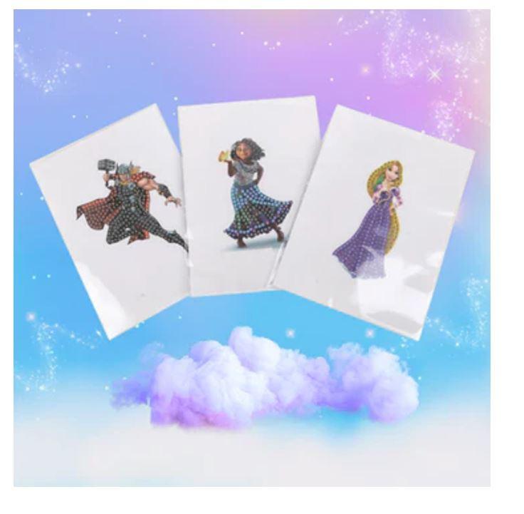 Craft Buddy - Crystal Art Diamond Disney 100 Crystal Art Sticker Pack