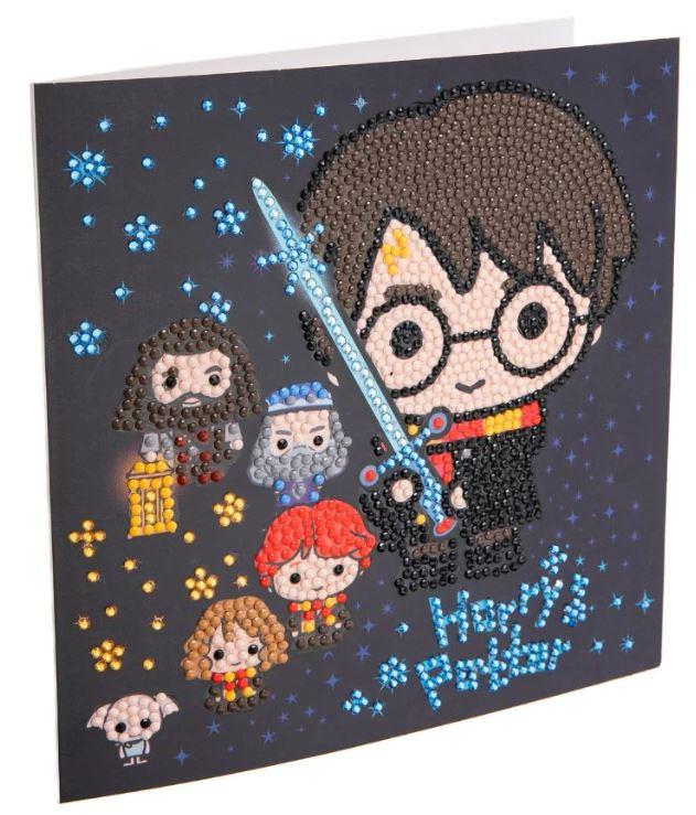 Craft Buddy - Crystal Art Diamond Painting"Harry Potter Family"Harry Potter Crystal Art Card