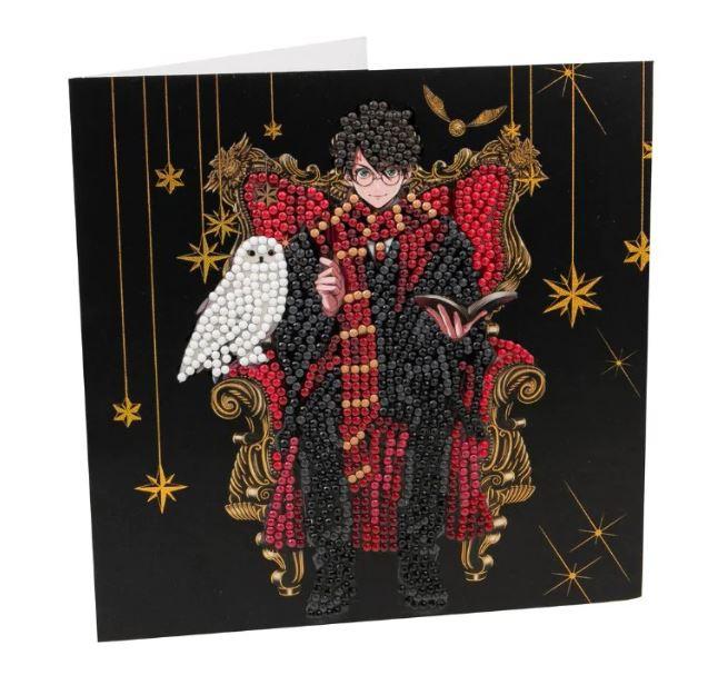 Craft Buddy - Crystal Art Diamond Painting"Harry&Hedwig"Harry Potter Crystal Art Card
