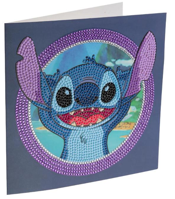 Craft Buddy - Crystal Art Diamond Painting"Stitch"Disney Crystal Art Card